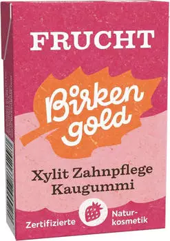 Birkengold Natur Zahnpflege Kaugummi Frucht (1227)