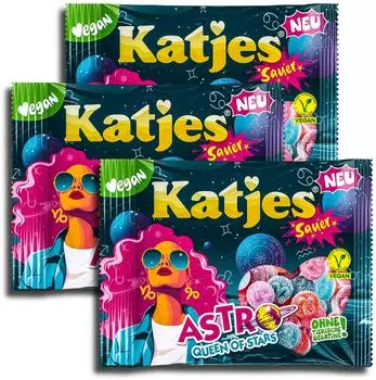 Katjes Astro Queen of Stars Sauer 175g