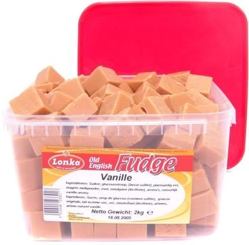 Lonka Old English Fudge Caramel Vanille 2kg