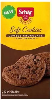Schär Glutenfrei Soft Cookies Double Chocolate 6x35g