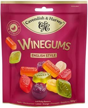 Cavendish & Harvey Winegums for Connoisseurs 180g