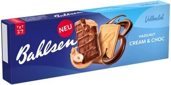 Bahlsen Hazelnut Cream & Choco Vollmilch 100g