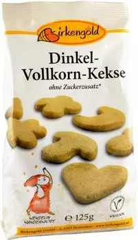 Birkengold Dinkel-Vollkorn-Kekse 125g