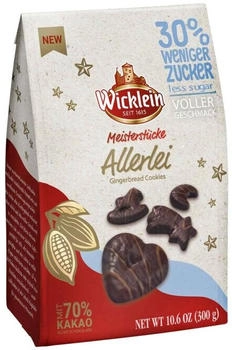 Wicklein Meisterst&uuml;cke Allerlei dunkle Schokolade 300g
