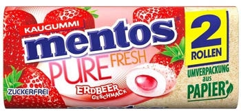 Mentos Pure Fresh Erdbeere zuckerfrei 2 Stk.