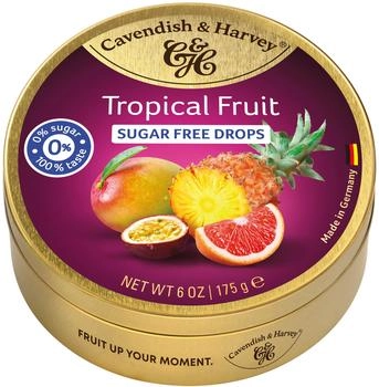 Cavendish & Harvey Tropical Fruit Drops sugarfree 175g