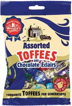Walkers' Nonsuch Assorted Toffees and Chocolate Éclairs 150g