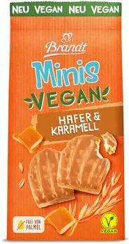 Brandt Minis Vegan Hafer & Karamell 85g