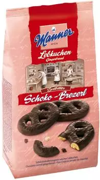 Manner Lebkuchen Schoko-Brezerl Zartbitter 185g