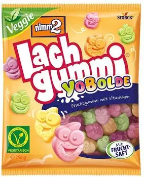 Nimm 2 nimm2 Lachgummi YoBolde 250g