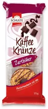 Schulte Kaffee Kränze Zartbitter 175g