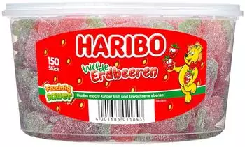 Haribo Wilde Erdbeeren sauer 150er