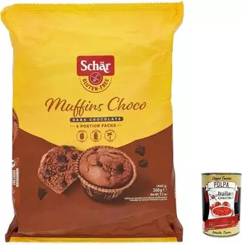 Schär Glutenfrei Muffin Choco 5x45g (MHD 16.01.2026)