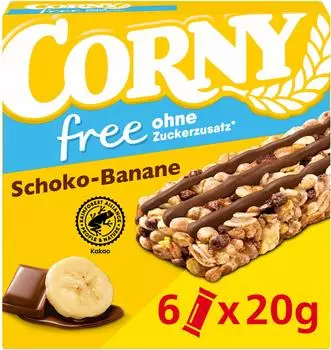 Corny free Schoko-Banane 6x20g