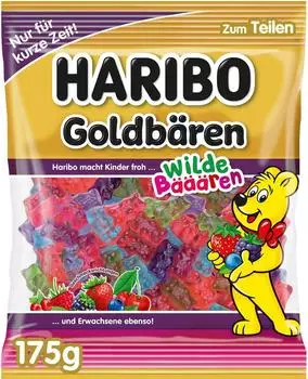 Haribo Goldbären Wilde Bääären 175g
