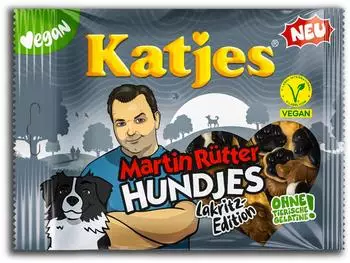 Katjes Martin Rütter Hundjes Lakritz-Edition 210g
