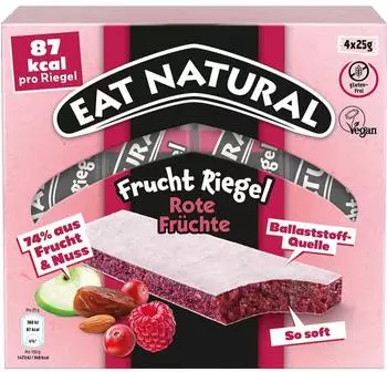 Eat Natural Frucht Riegel Rote Früchte 4x25g