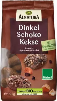 Alnatura Bio Dinkel Schoko Kekse Bioland 150 g