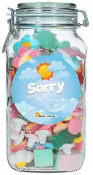 World of Sweets Bunter Mix 'Sorry!' im Glas 1,1kg