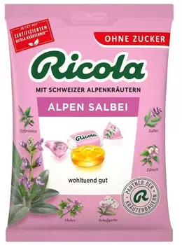 Ricola Alpen Salbei ohne Zucker 75g