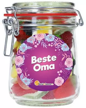 World of Sweets Obstsalat 'Beste Oma' im Glas 500g