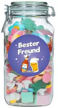 World of Sweets Bunter Mix 'Bester Freund' im Glas 1,1kg