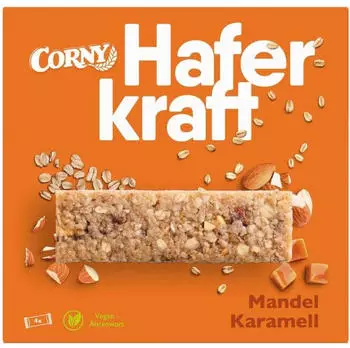 Corny Haferkraft Mandel-Karamell 4x35g