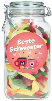 World of Sweets Obstsalat 'Beste Schwester' im Glas 1,3kg