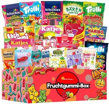 World of Sweets Fruchtgummi-Box