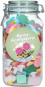 World of Sweets Bunter Mix 'Beste Großeltern' im Glas 1,1kg