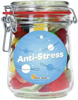World of Sweets Obstsalat 'Anti-Stress' im Glas 500g