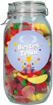 World of Sweets Obstsalat 'Bestes Team' im Glas 1,3kg