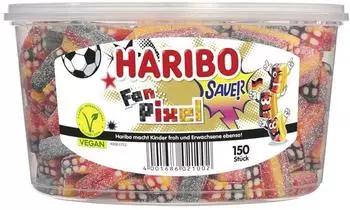 Haribo Fan Pixel sauer vegan 150er