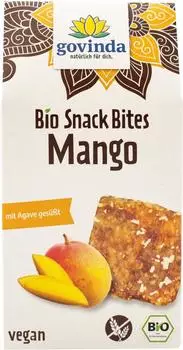 Govinda Snack Bites Mango, Bio 100g