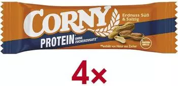 Corny Protein Erdnuss Süß & Salzig 4x25g