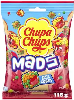 Chupa Chups Mads Fruits 115g