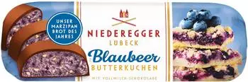 Niederegger Marzipan Brot Blaubeer Butterkuchen (125g)