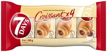 7Days Croissant Kakao 4x60g