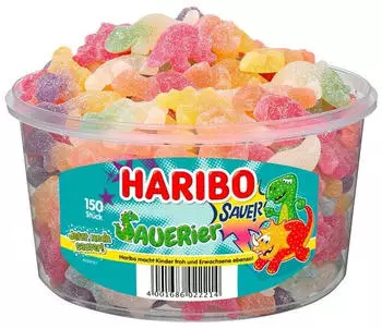Haribo Sauerier Sauer Fruchtgummi (150 Stk.)