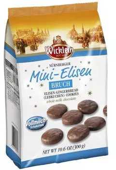 Wicklein Nürnberger Mini-Elisen Bruch Vollmilch-Schokolade (300g)