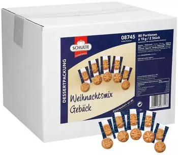 Schulte Weihnachtsmix Gebäck (80x2 Stk.)