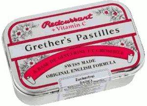 Grethers Redcurrant + Vitamin C zuckerfrei Pastillen (110 g)