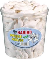 HARIBO Fruchtgummi Weisse M&auml;use 825658 150 St./Pack.