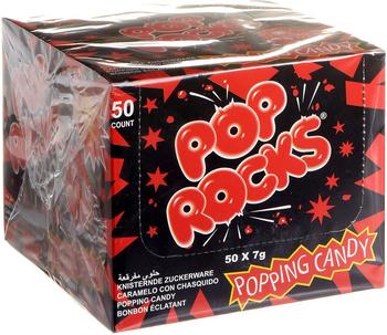 Pop Rocks Pop Rock knisternde Zuckerware Erdbeere (50x7g)