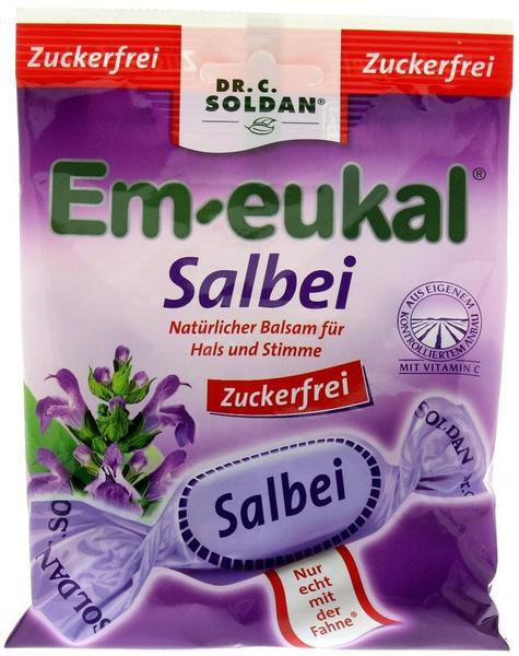 Soldan Em-eukal Salbei zuckerfrei Bonbons (75g)