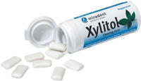 miradent Xylitol Kaugmmis Pfefferminze 30 St