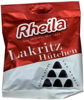 Soldan Rheila Lakritz Hütchen mit Zucker (90 g)