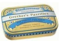 Grethers Blackcurrant Silber zuckerfrei Pastillendose 60 g