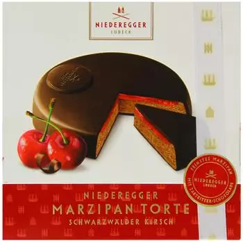 Niederegger Marzipan Torte Schwarzw&auml;lder Kirsch (185 g)