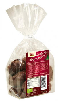 Rosengarten Lebkuchen-Herzen gefüllt (125g)